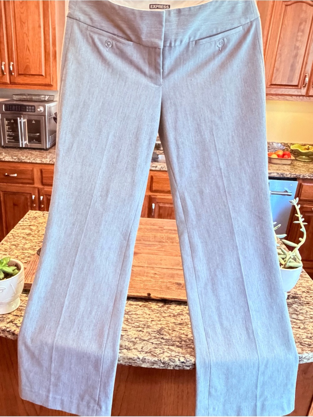 Express Wool Editor Wide-Leg Dress Pants